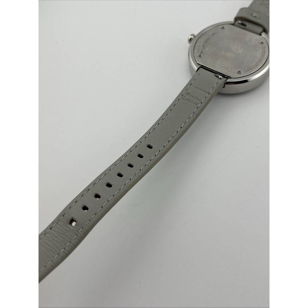 Sier By Jord Arcadia Marble‎ Dial Women 38mm Case Gray Leather Band- New Battery - Picture 9 of 9